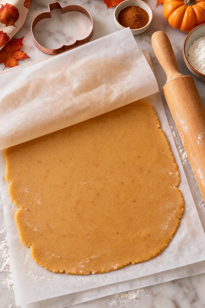 sourdough pumpkin sugar cookies dough