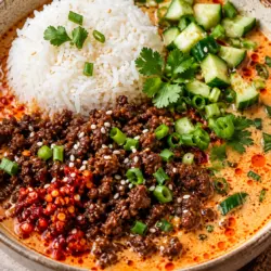 30-Minute Curry Beef Broth Bowls recipe card