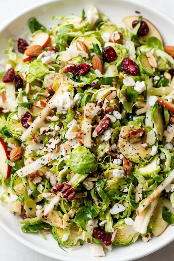 Autumn Brussels Sprouts Salad