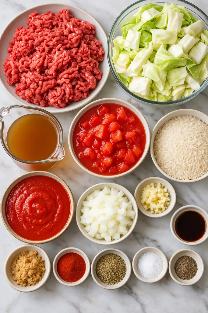 Delicious Crock Pot Unstuffed Cabbage Rolls Recipe 2 Crock Pot Unstuffed Cabbage Rolls Ingredients
