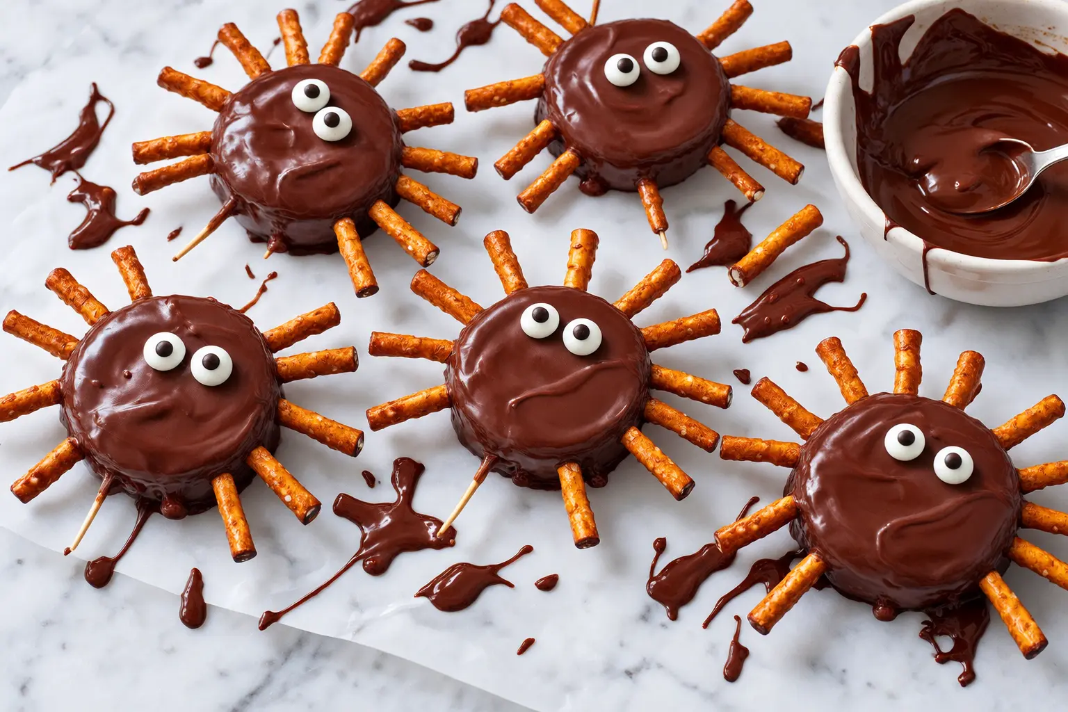 Easy Halloween Spider Apples Recipe