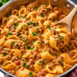 One-Pot 5-Ingredient Creamy Beef Pasta 8 One-Pot 5-Ingredient Creamy Beef Pasta Recipe Card