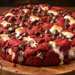 Red Velvet S'mores Cookie Cake Recipe 7 Red Velvet S'mores Cookie Cake Recipe