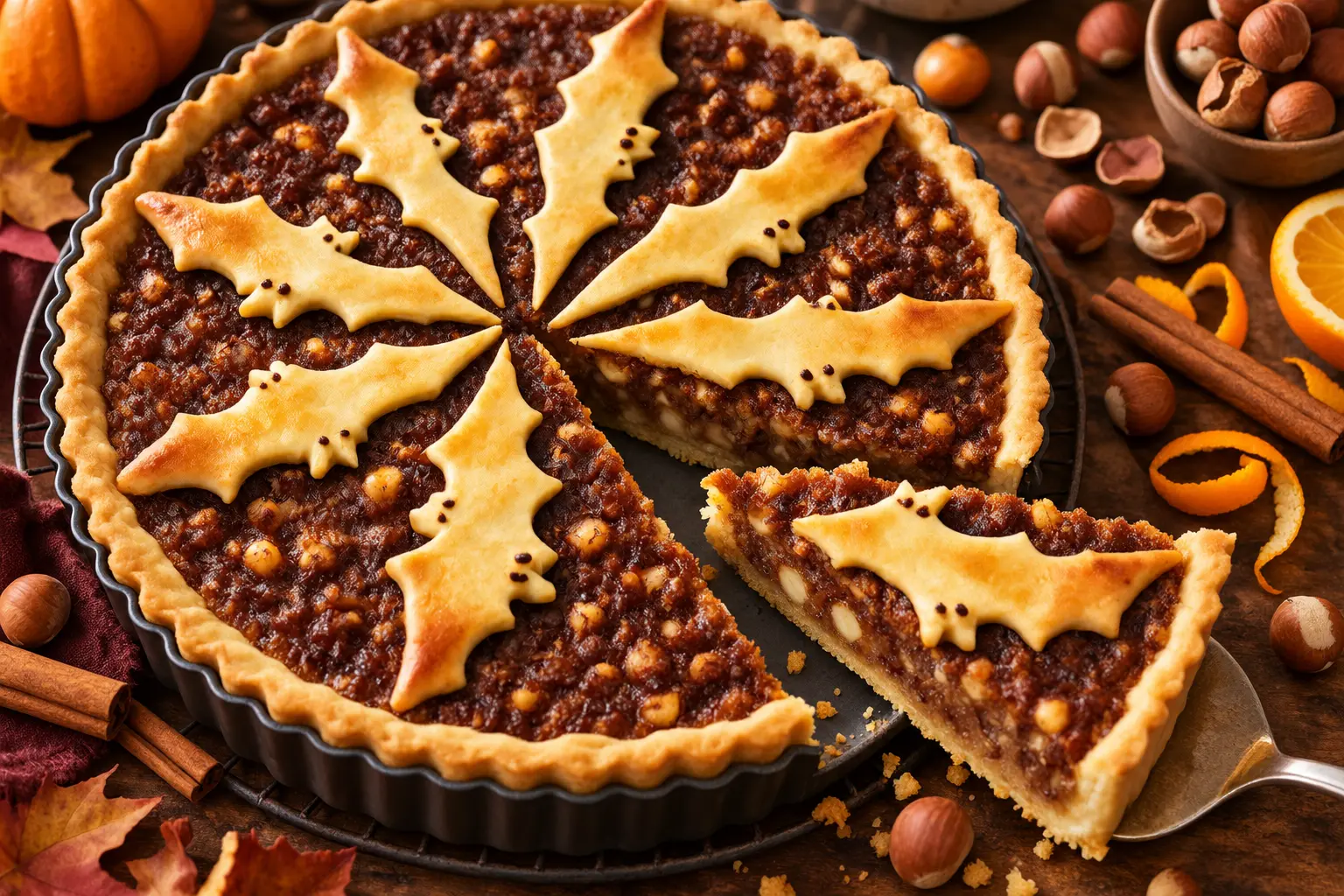 Delicious Spiced Hazelnut Tart Recipe