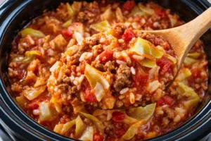 Delicious Crock Pot Unstuffed Cabbage Rolls Recipe