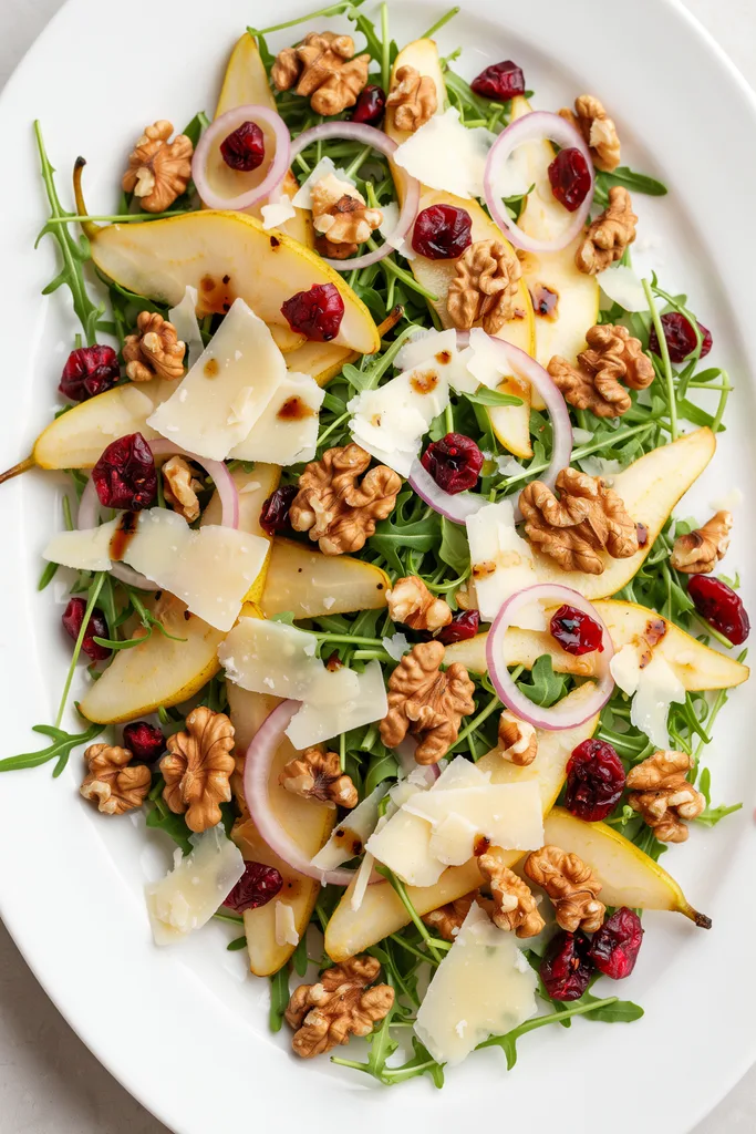 Pear and Arugula Thanksgiving Salad