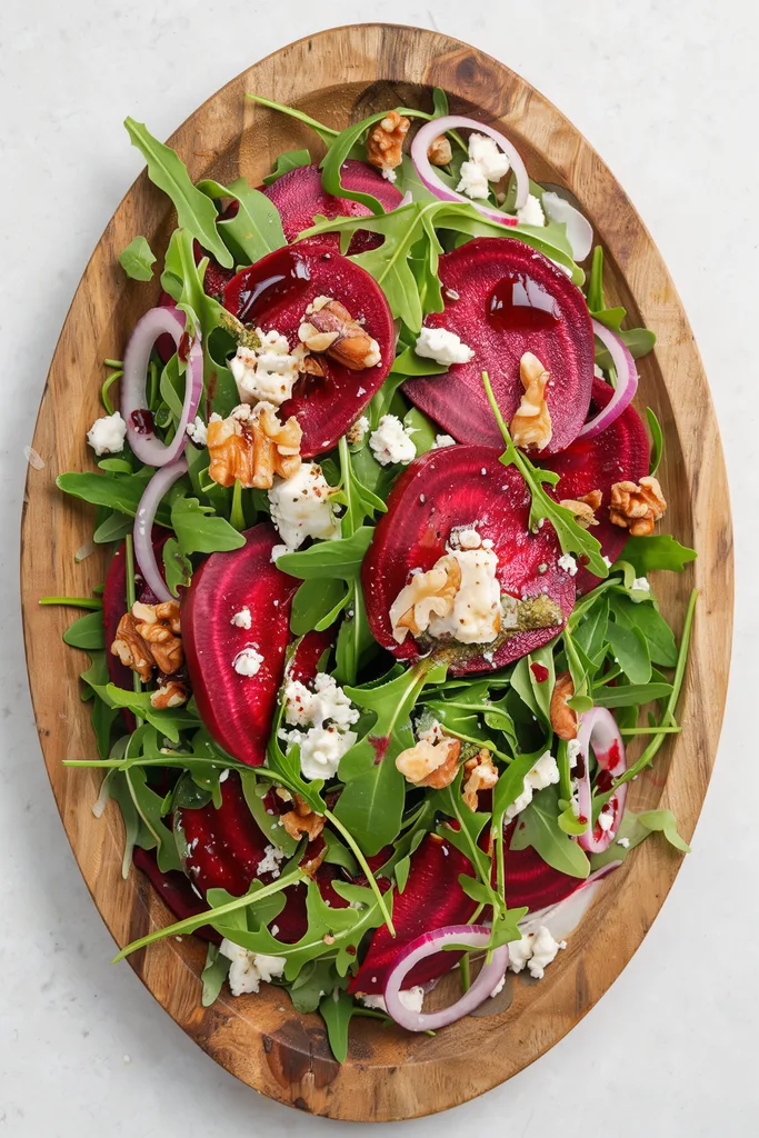 Roasted Beet and Goat Cheese Salad