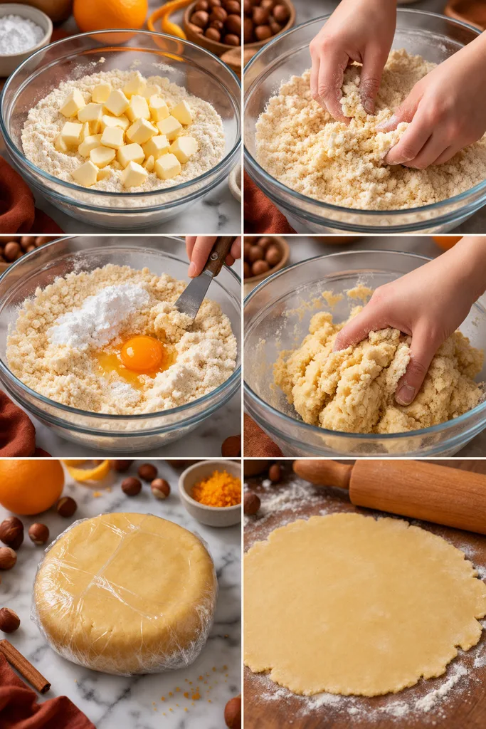 Delicious Spiced Hazelnut Tart Recipe 3 Prepare the Shortcrust Pastry