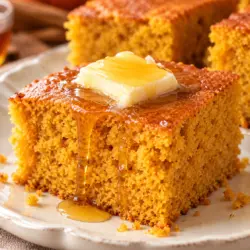 Pumpkin Cornbread Recipe Card
